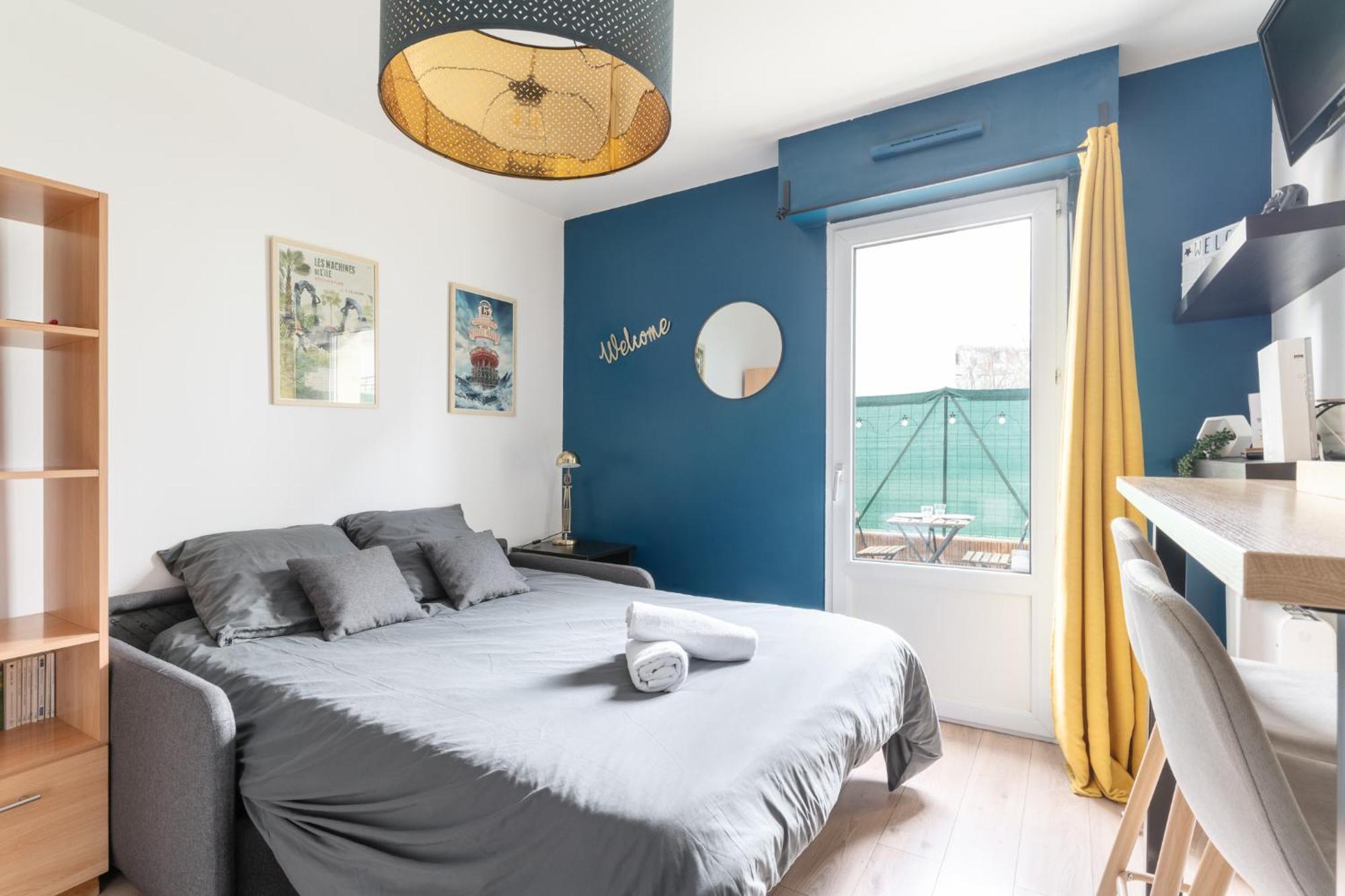 Studio Centre-Ville Avec Terrasse Et Parking Securise Gratuit نانت المظهر الخارجي الصورة