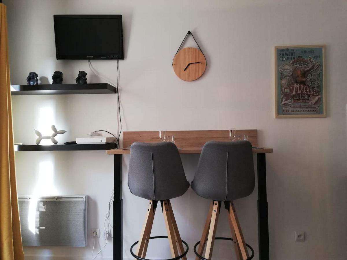 Studio Centre-Ville Avec Terrasse Et Parking Securise Gratuit نانت المظهر الخارجي الصورة